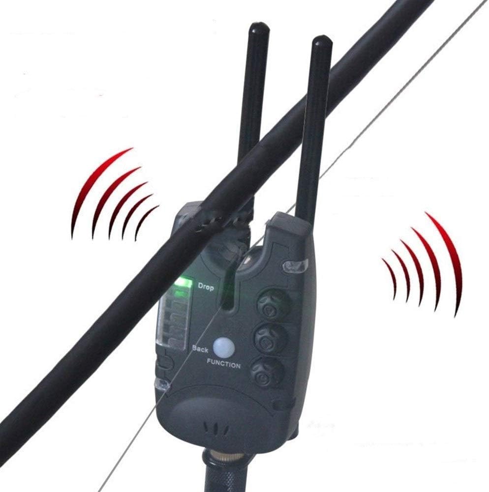 釣りアクセサリー 4つのエミッタと1つのレシーバーと釣り咬傷アラーム